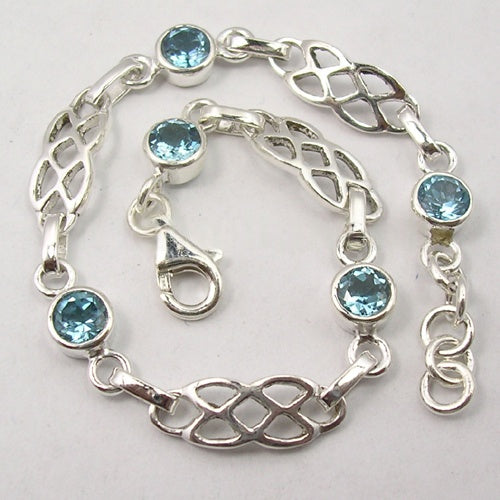 Alessandra Celtic Sterling Silver Bracelet