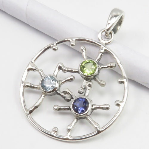 Triple Sun Pendant