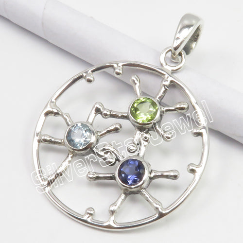 Triple Sun Pendant