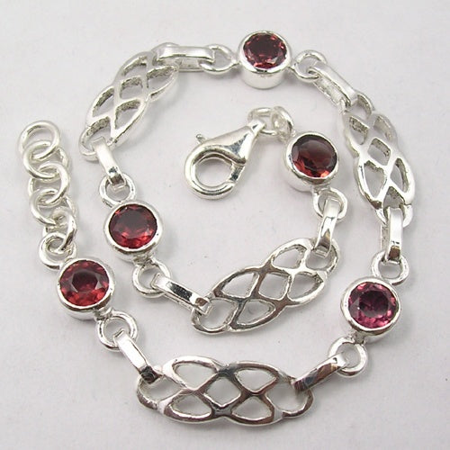Alessandra Celtic Sterling Silver Bracelet