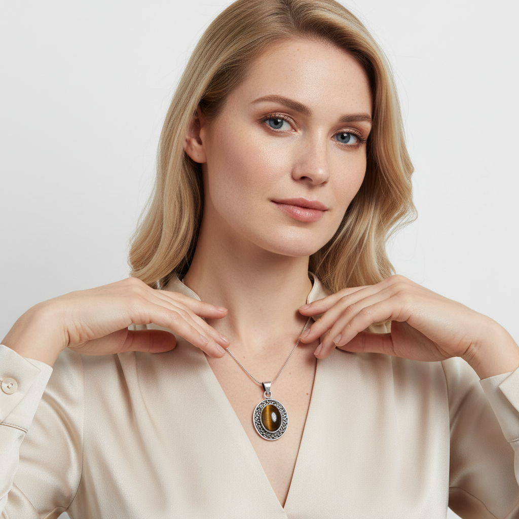 Tiger.s eye pendant
